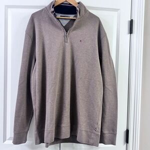Tommy Hilfiger XXL‎ 1/4 Zip Pullover Long Sleeve Casual Mens Sweater